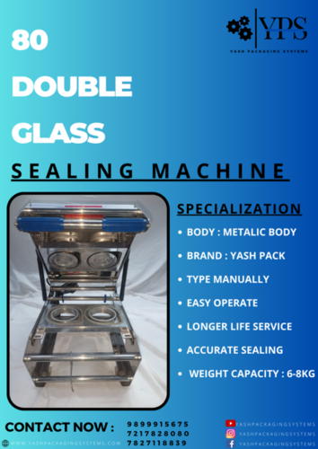 Glass Sealing Machine 80 Double Application: Industrial