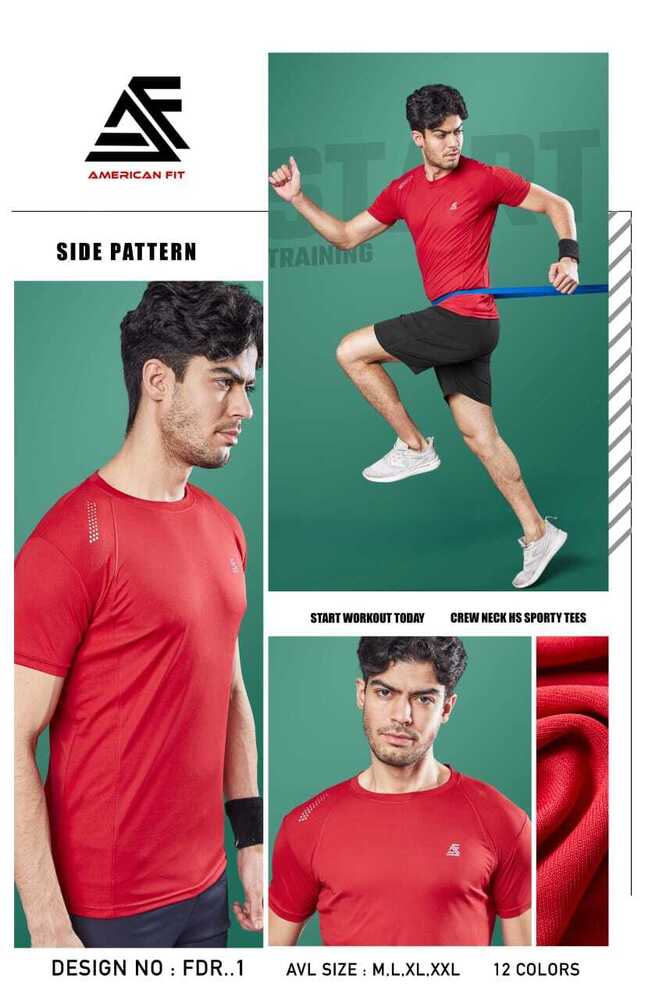 Lycra Round Neck T Shirt