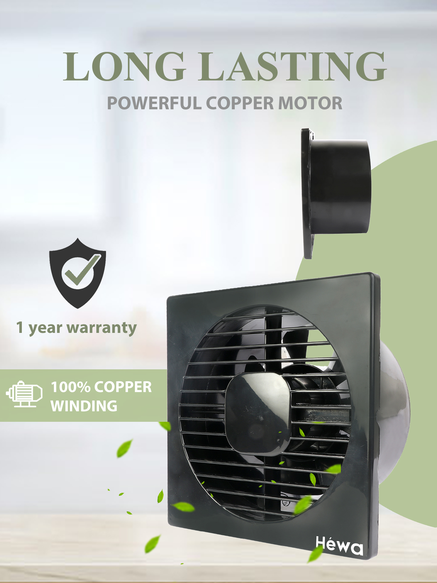 Nexa 150mm Exhaust Fan (Black)