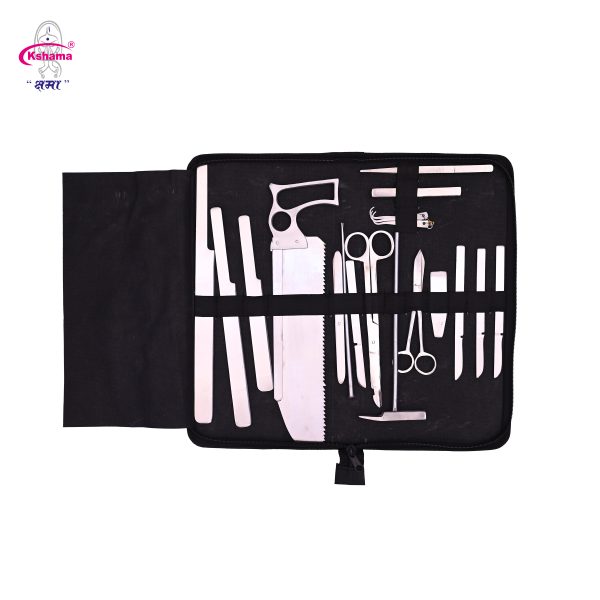Postmortem Kit I Veterinary Small Animal Surgical Instrument Rust Proof Ss (1 Set) - Color: Silver