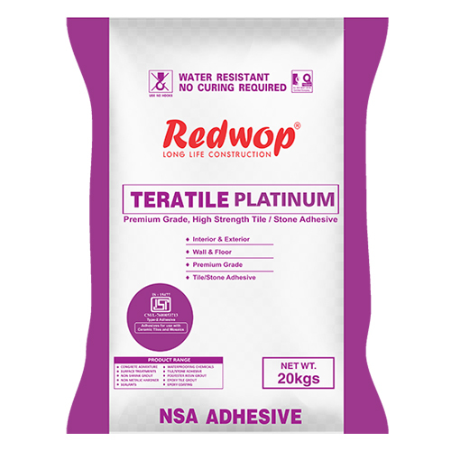 Teratile Platinum Polymer Modified Tile Adhesive Application: Industrial