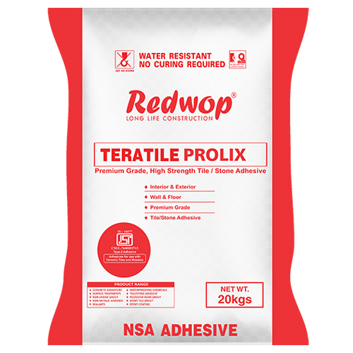 Teratile Prolix High Polymer Modified Tile Adhesive Application: Industrial