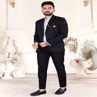Mens Blazer - Tailored Fit, Luxurious Soft Fabric, Classic Navy Color | Perfect For Formal And Casual Occasions