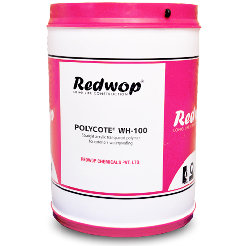 Polycote WH100 Acrylic Transparent Waterproofing - Polycote WH100 Acrylic Material, White Color | Advanced Waterproof Membrane, Easy Installation, Long-Lasting Seal