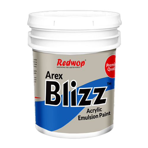 White Arex Blizz Acrylic Emulsion Paint