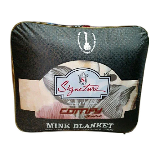 Signature Comfy Double Bed Mink Blankets