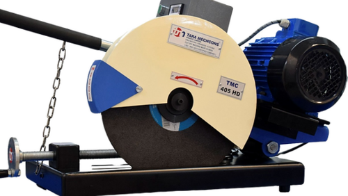 Black Heavy Motorized Chop Saw Machine