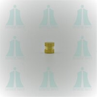 Brass Knurled Nut - Brass Material, Available In Different Sizes, Golden Color | Ideal For Industrial Applications, Warranty Included
