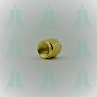 Golden Brass Schrader Cap