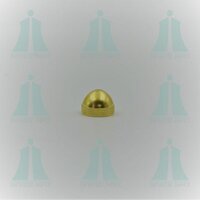Brass End Cap - Brass Material, Various Sizes Available, Golden Color | Industrial Usage, Warranty Included