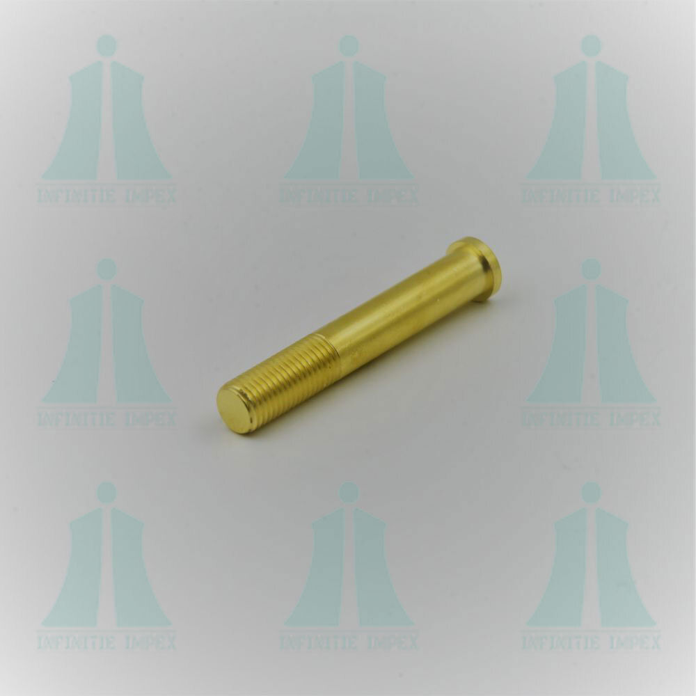 Golden Brass Gun Cleaning Rod Thread Adaptor