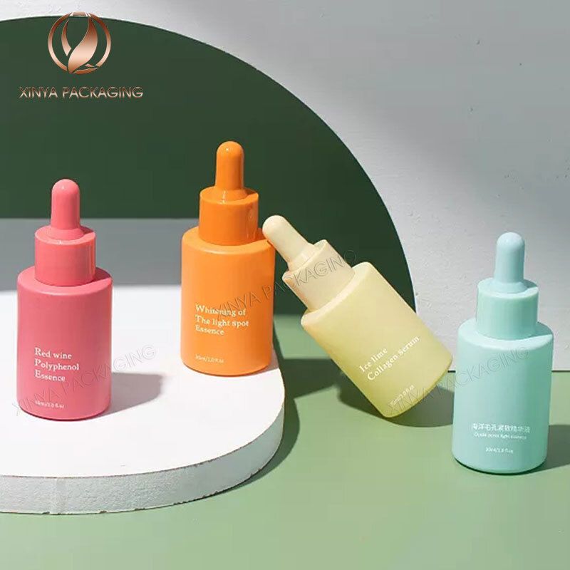 15-20-30-40-50-60-80ml clear colored Glass Dropper Bottle serum eseential oil glass bottle skincare makeup beauty personal care