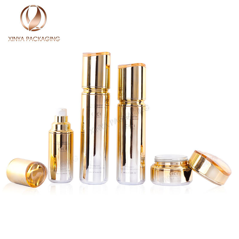 30g-50g-40ml-100ml-120ml clear Glass Bottle Set cream jar foundation lotion toner sunscreen cosmetic packaging skincare