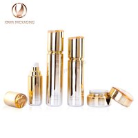 30g-50g-40ml-100ml-120ml clear Glass Bottle Set cream jar foundation lotion toner sunscreen cosmetic packaging skincare