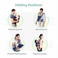 Baby Carrier Bag/Adjustable Hands Free 4 in 1 Baby/Baby sefty Belt/Child Safety Strip Belt (7628)