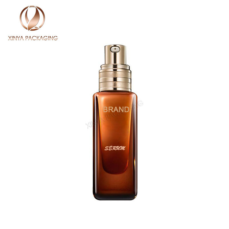 20ml Pump glass Bottle Dropper foundation serum eseential oil glass bottle skincare cosmetic packaging