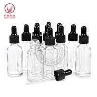 5-10-15-20-30-50-100-200ml amber blue green clear essential oil bottle dropper glass serum skincare cosmetic packaging personal care