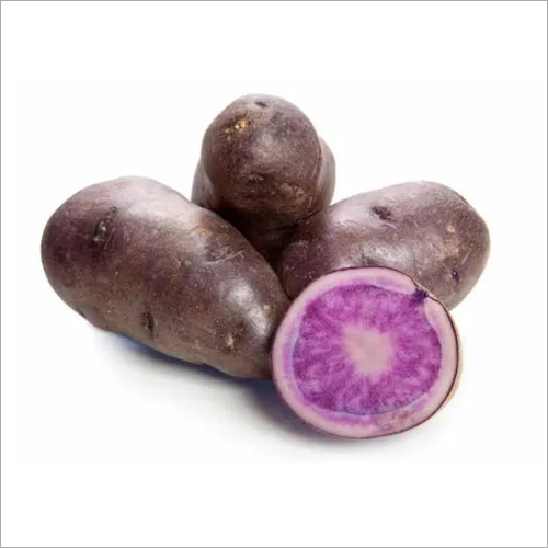 Fresh Purple Potatoes - Raw, Preserved Style | Vibrant Color, Nutrient-Rich Delight