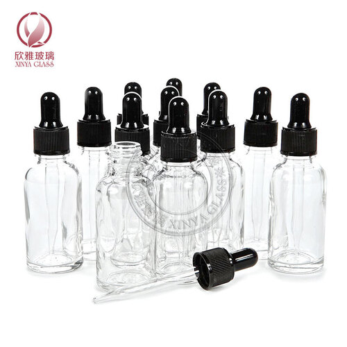 5-10-15-20-30-50-100ml clear essential oil bottle dropper glass serum skincare cosmetic packaging personal care