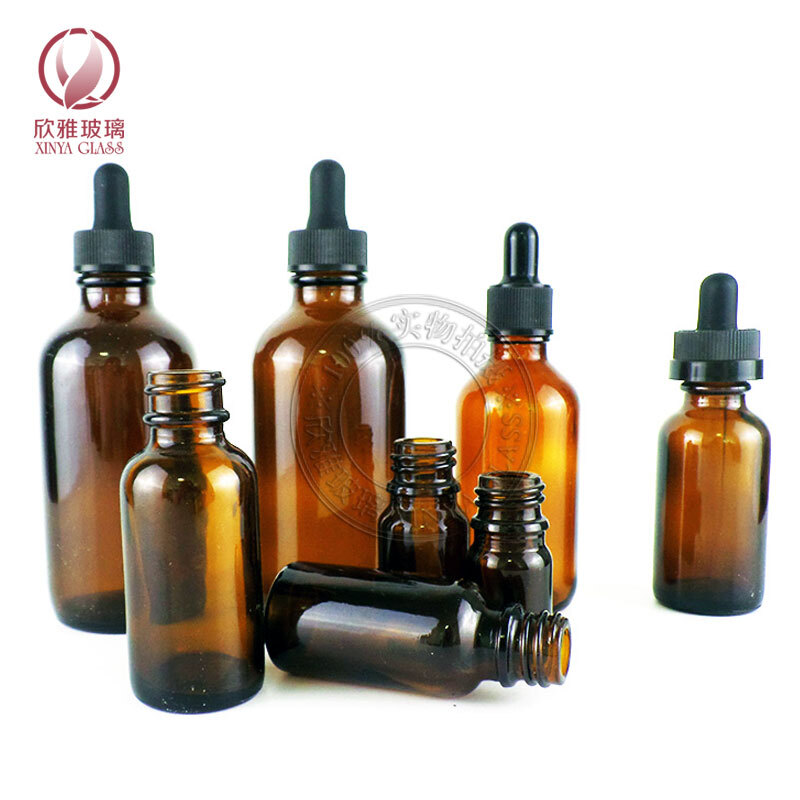 5-10-15-20-30-50-100ml clear essential oil bottle dropper glass serum skincare cosmetic packaging personal care