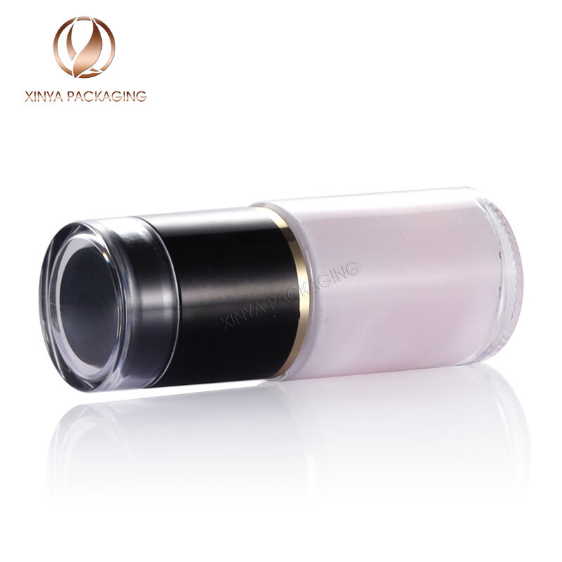 20ml 30ml 40ml clear pump glass bottle foundation serum makeup skincare personal care comsetic packaging
