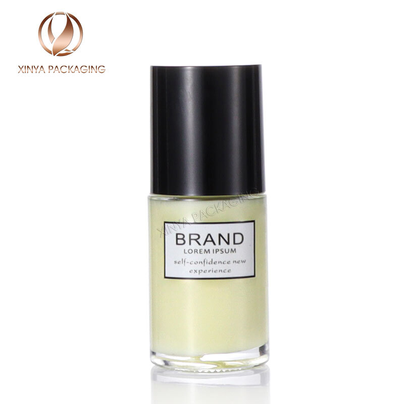 20ml 30ml 40ml clear frosted pump glass bottle foundation concealer primer sunscreen makeup skincare personal care comsetic packaging