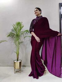 FANCY VELVET SAREE