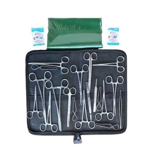 Steel Surgical Set Small Animal 21 Pieces