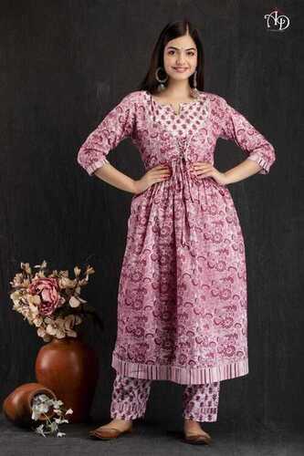 COTTONANARKALI KURTI