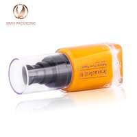 30ml square thick pump glass bottle foundation lotion eye cream sunscreen primer concealer skincare cosmetic packaging