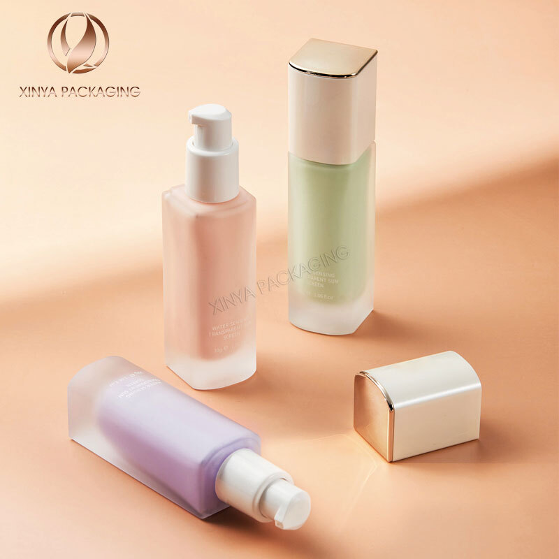 Modern Glass Pump Bottle