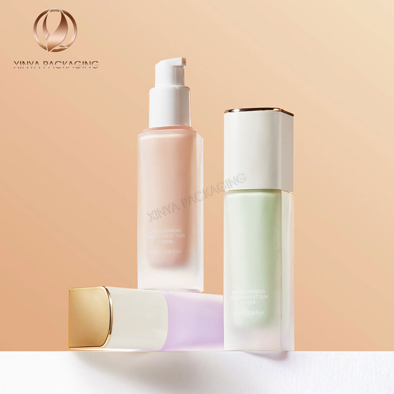 Modern Glass Pump Bottle