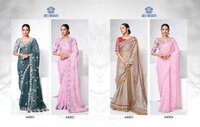 Arya Designer Sarees - Silk Material, Embroidered Pattern | Stone Closure, Zari Work For All Seasons