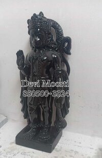 Black Hanuman Statue