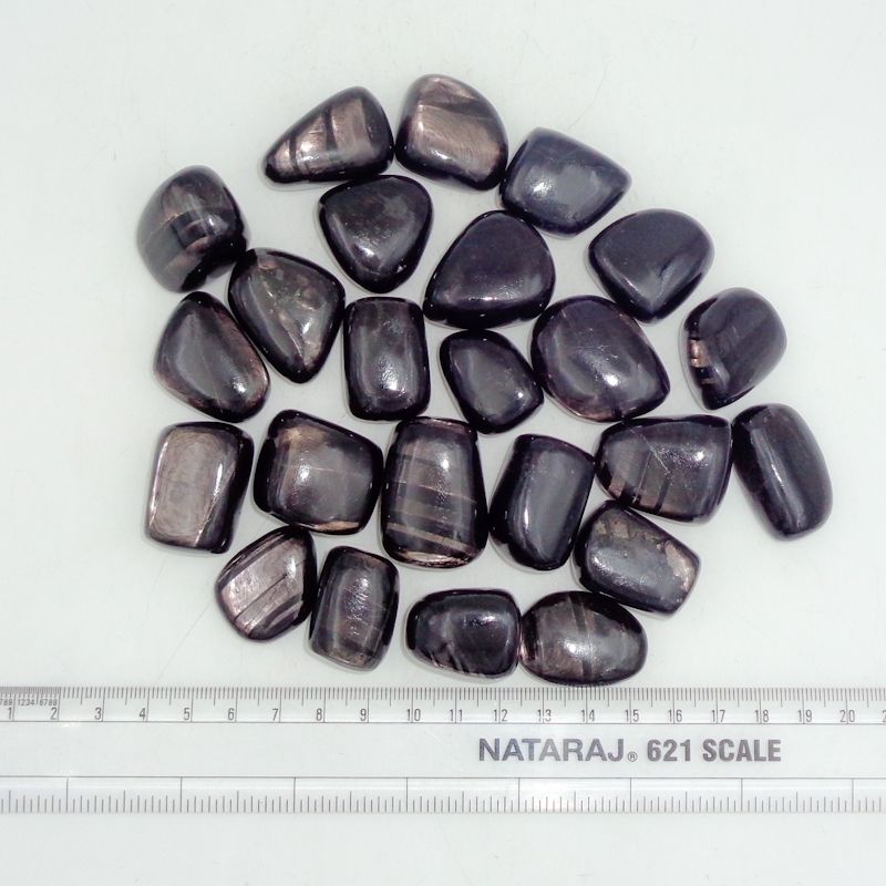 Natural Gemstone Polished Tumbled Stone Hypersthene Crystals Tumbles