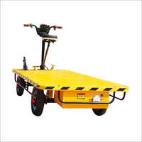 Electric Flat Tow Lorry - Color: Yellow