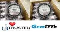 GEMTECH Instruments Differential Pressure Gauge Range 0-20 Kilopascals