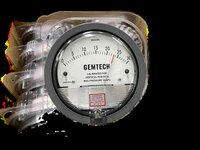 GEMTECH Instruments Differential Pressure Gauge Range 50-0-50 Pascal