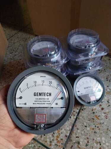 GEMTECH Instruments Differential Pressure Gauge Distributor For Kodavasal Tamil Nadu