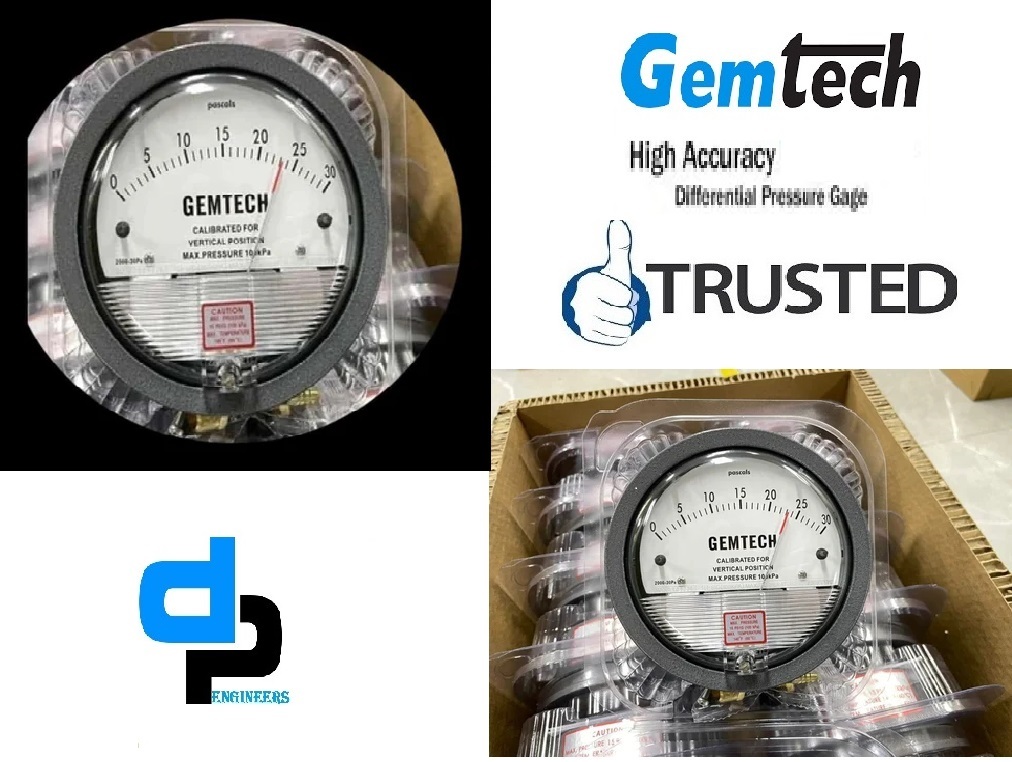 Series S2000 GEMTECH Differential Pressure Gauges for Gandhinagar Gujarat