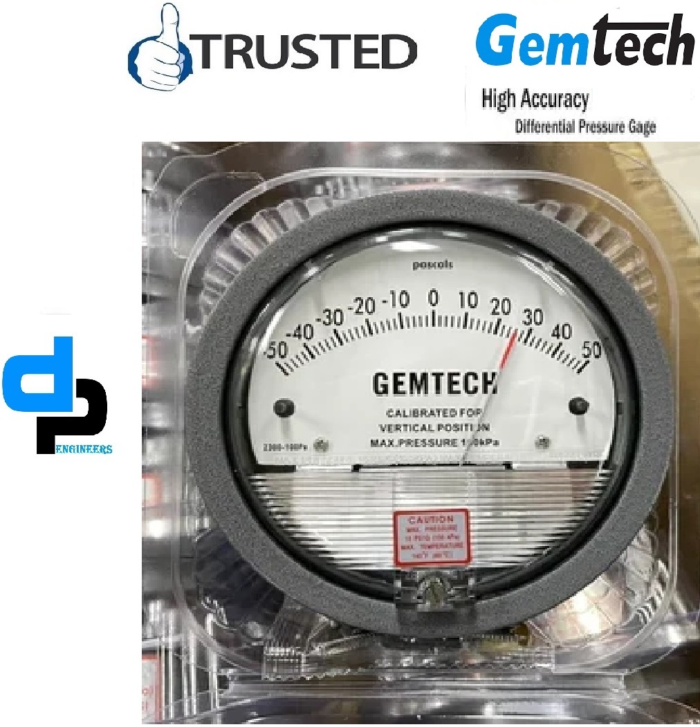 Series S2000 GEMTECH Differential Pressure Gauges for Gandhinagar Gujarat