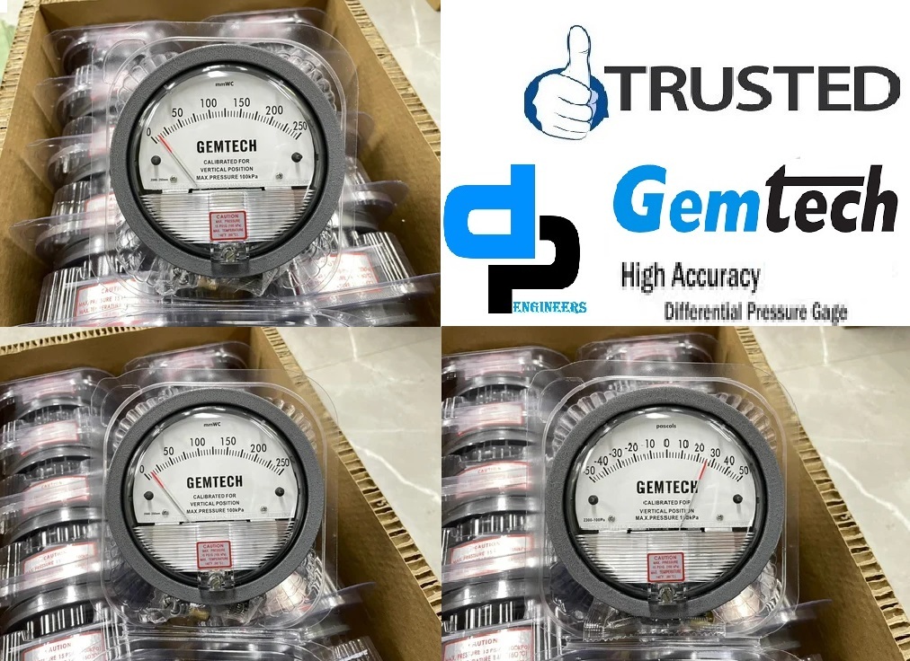 Series S2000 GEMTECH Differential Pressure Gauges for Gandhinagar Gujarat