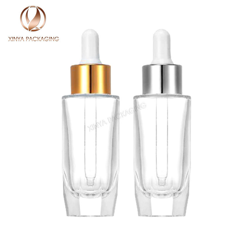 30ml Dropper Bottles serum essential oil glass foundation skincare cosmetic packaging
