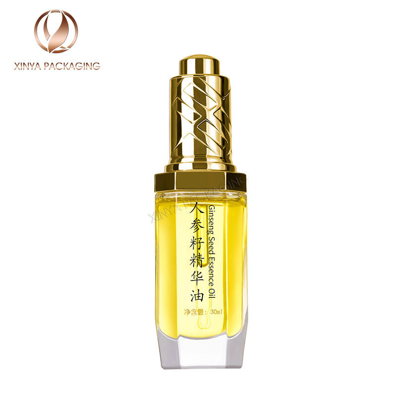 30ml clear Dropper Bottles serum essential oil glass foundation skincare cosmetic packaging