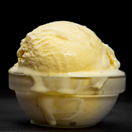 Pure Butterscotch Ice Cream - Light Yellow, Nil Fat Content, Original Flavor | Pure and Natural Ingredients, Perfect for All Ages