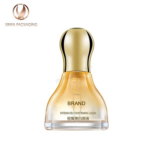20ml 30ml clear bulb glass Dropper Bottles serum essential oil foundation skincare cosmetic packaging