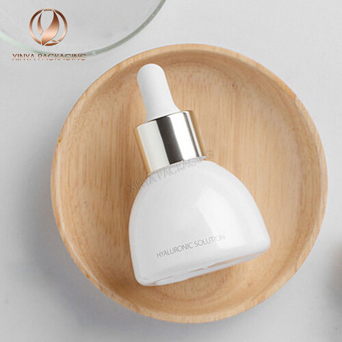 15ml 20ml 30ml clear glass Dropper Bottles serum essential oil foundation skincare cosmetic packaging
