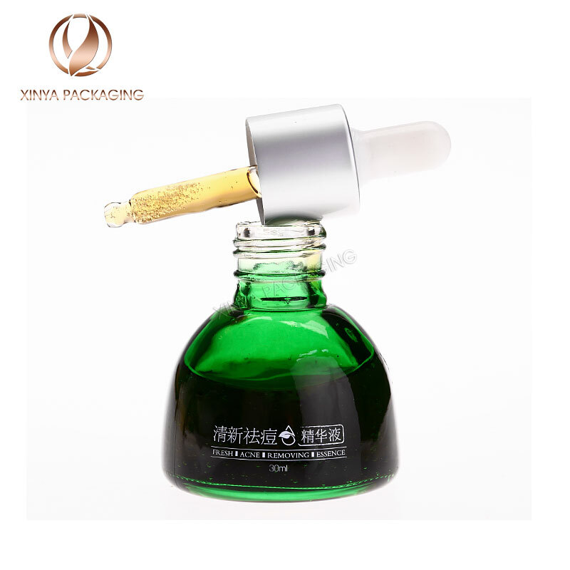 15ml 20ml 30ml clear glass Dropper Bottles serum essential oil foundation skincare cosmetic packaging
