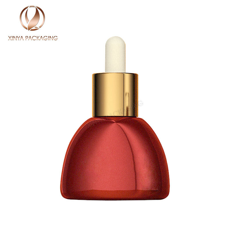 15ml 20ml 30ml clear glass Dropper Bottles serum essential oil foundation skincare cosmetic packaging