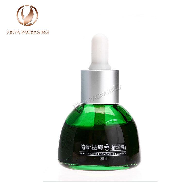 15ml 20ml 30ml clear glass Dropper Bottles serum essential oil foundation skincare cosmetic packaging